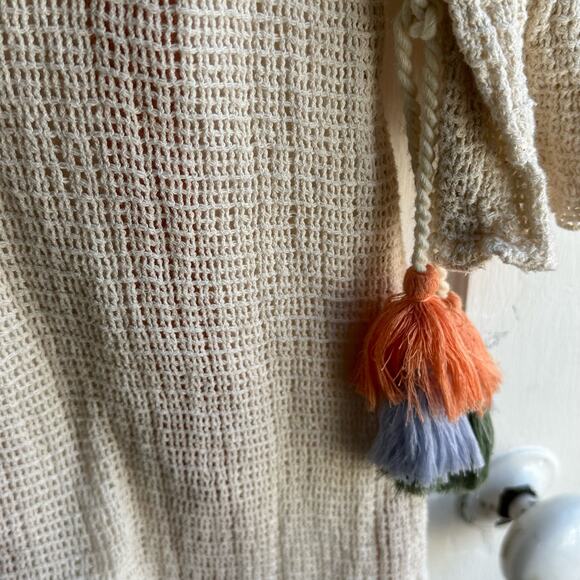 Zara Mesh Dress with Pom Poms - Picture 5 of 8